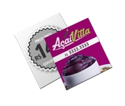 MINI CARTÕES COUCHÊ 250G VERNIZ UV TOTAL F - 4X1