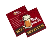 MINI CARTÕES COUCHÊ 300G LAM FOSCA - 4X4