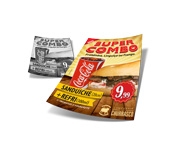 PANFLETOS, FLYERS E FOLHETOS COUCHÊ 145G SEM VERNIZ