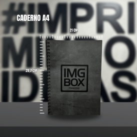 CADERNO CAPA DURA A4