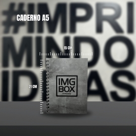 CADERNO CAPA DURA A5 192 págs 96 folhas
