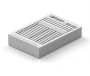 BLOCOS E TALÕES 50 FOLHAS APERGAMINHADO 75G - 1 VIA