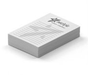 BLOCOS E TALÕES 50 FOLHAS APERGAMINHADO 75G - 1 VIA