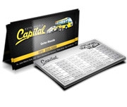 CARTÕES DE VISITA COUCHÊ 300G VERNIZ UV TOTAL FRENTE - 4X1