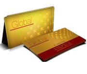 CARTÕES DE VISITA PAPÉIS ESPECIAIS GOLD MASTER 300G S/VERNIZ