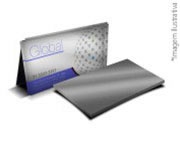 CARTÕES DE VISITA  SILVER LUX 300G SEM VERNIZ 4X0