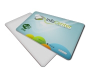 CARTÕES FIDELIDADE PLÁSTICO COMPACTO 75G - 4x1