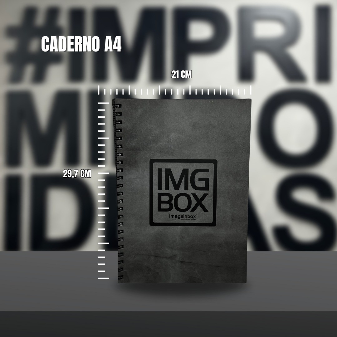 CADERNO CAPA DURA A4