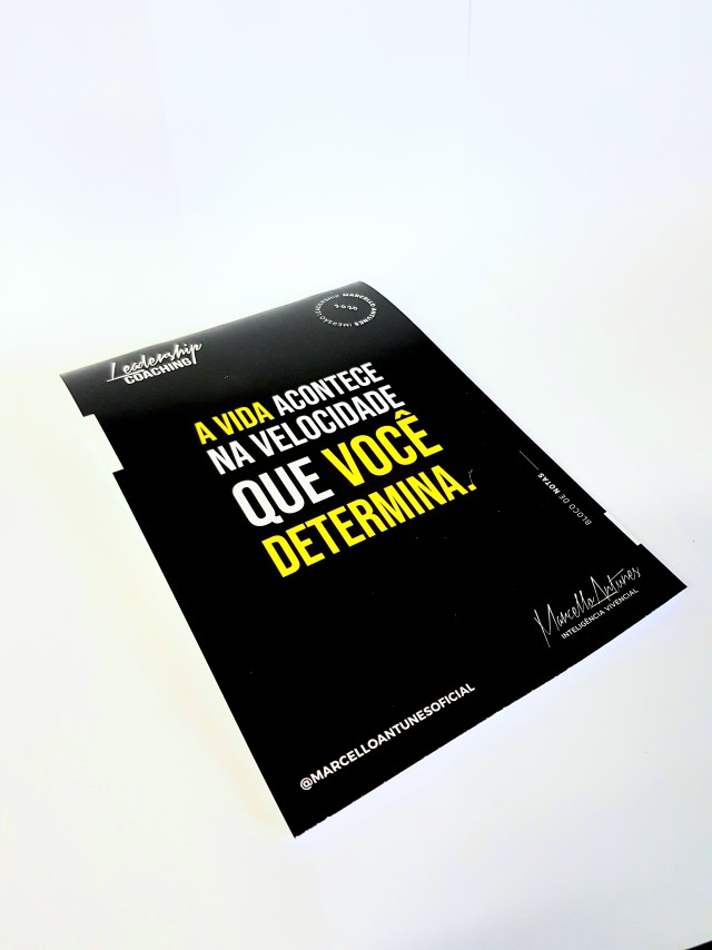 BLOCO PROMOCIONAL  PARA TREINAMENTO CAPA 250G E MIOLO 30 FOLHAS / 60 PÁGINAS AP75G  GRAMPO CANOA