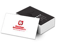 CARTÕES DE VISITA COUCHÊ 300G LAM FOSCA E HOTSTAMPING E VERNIZ LOCALIZADO NO VERSO