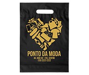 SACOLA PRETA EXTRA GRANDE 40X50CM
