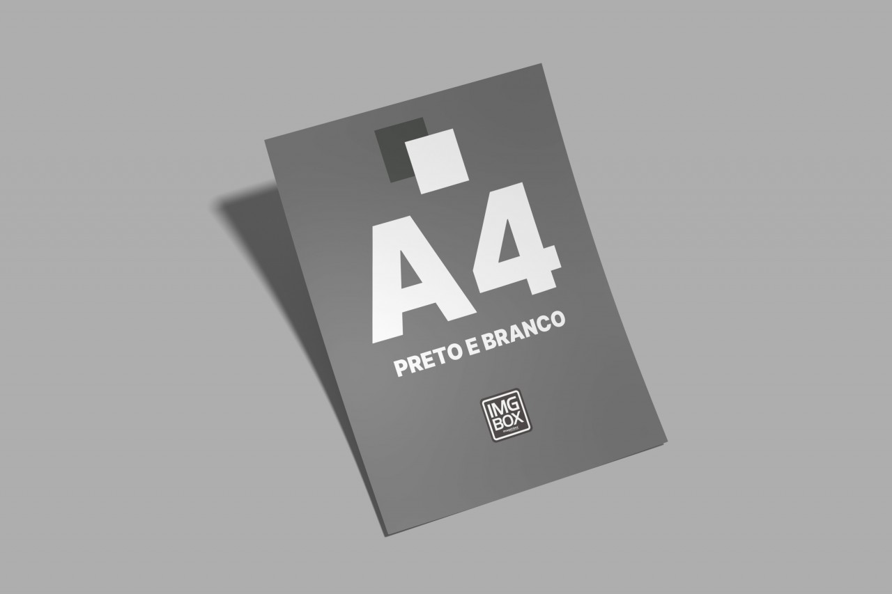 IMPRESSÃO A4 PRETO E BRANCO