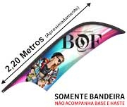 BANNER BANDEIRA AVULSA TECIDO MICROFIBRA - MODELO: VELA