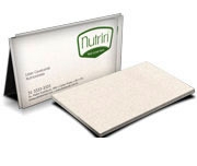 CARTÕES DE VISITA RECICLATO 250G SEM VERNIZ - 4X0