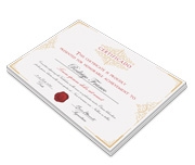 CERTIFICADOS APERGAMINHADO 240G